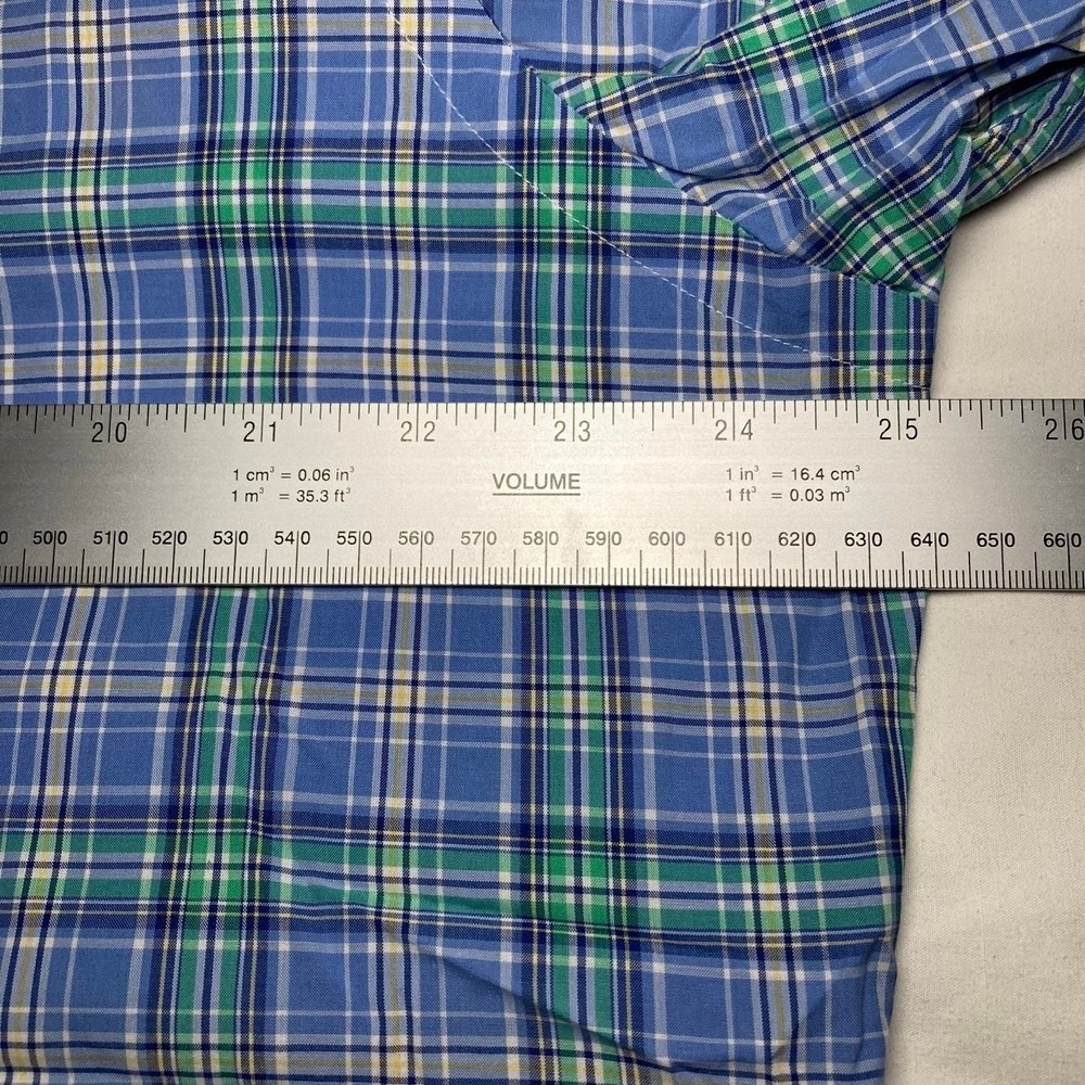 Ralph Lauren Shirt Mens XL Custom Fit Loud Madras Plaid Button Down Long Sleeve - Picture 5 of 8